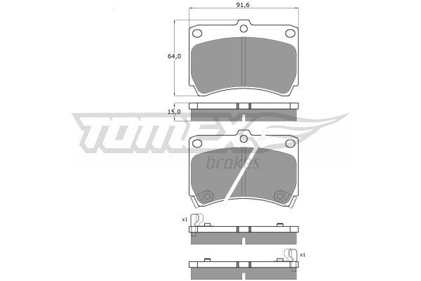 TOMEX BRAKES Jarrupala, levyjarru TX 10-91